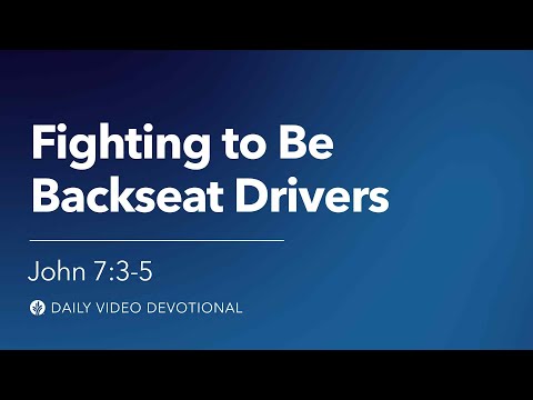 Video: Fighting to Be Backseat Drivers