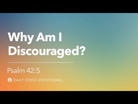Why Am I Discouraged?